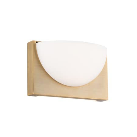 Dweled Mylie 10in LED Wall Sconce 3000K in Aged Brass WS-270